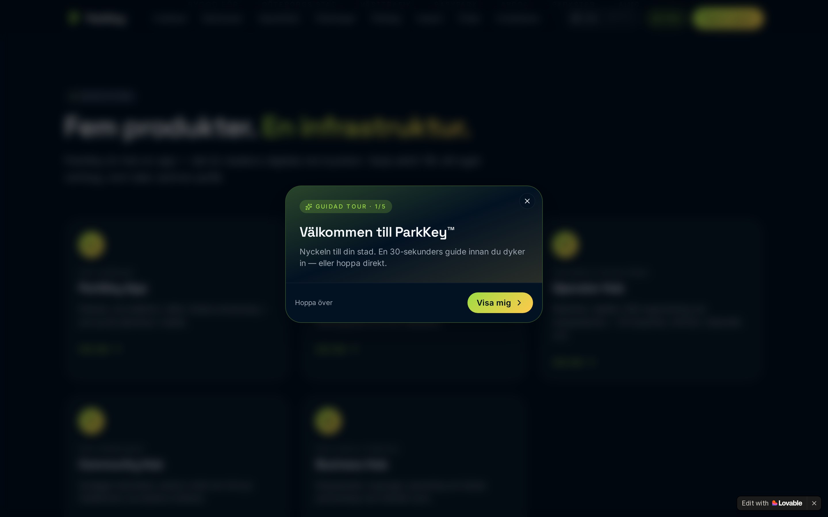 ParkKey — desktop UI